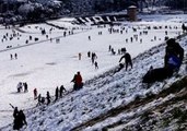Snow-Covered Circus Maximus Becomes Playground for Roman Crowds