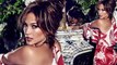 Showing off what she's got! Jennifer Lopez, 48, flashes a naked shoulder and her famous backside in latest eye-catching Guess ad.