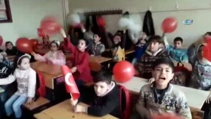 Cumhurbaşkanı Erdoğan'a çocuk ve yaşlılardan doğum günü kutlaması