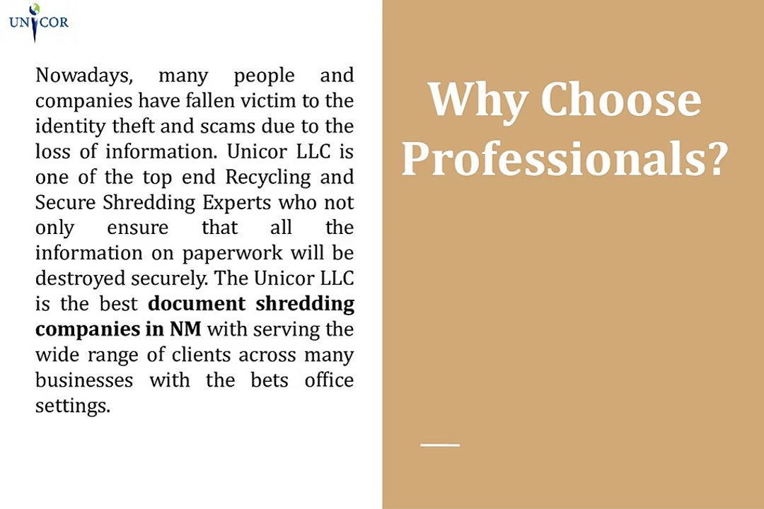 How to choose the best document shredding companies in NM