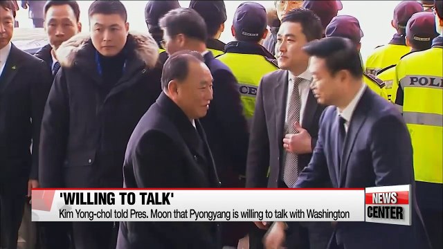 N. Korea 'willing to talk' with U.S. despite Pres. Moon's mention of nuclear program