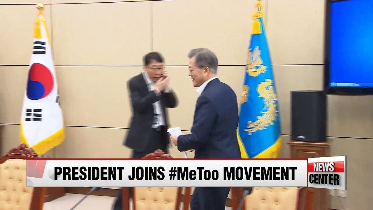 President Moon Jae-in joins growing MeToo movement in South Korea