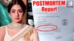 Sridevi's POSTMORTEM Report Full Details, Traces Of Alcohol Found In Sridevi’s body