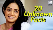 20 Interesting And Unknown Facts About Sridevi