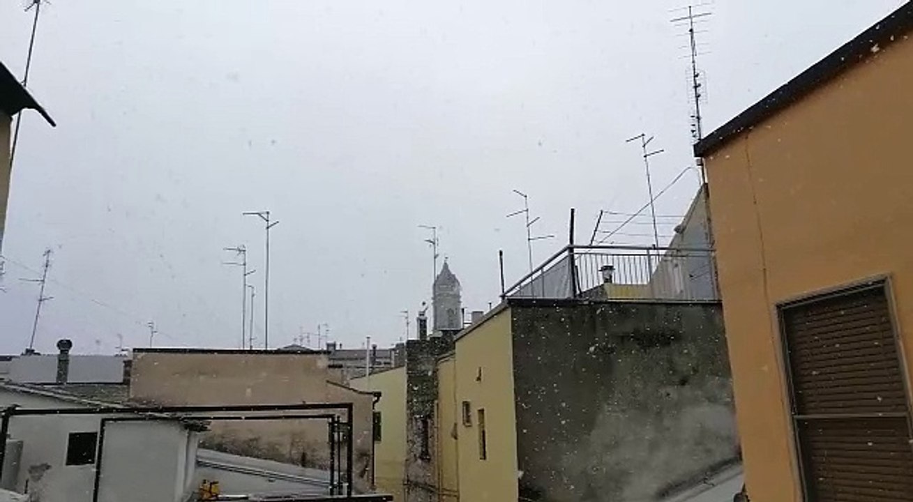 Neve ad Acquaviva delle Fonti (Bari) - febbraio 2018