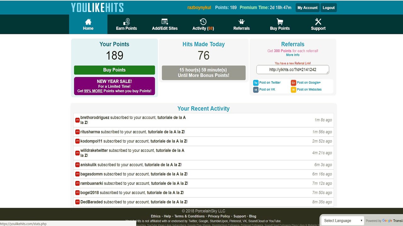 Promote your Social Networks and Websites for FREE!