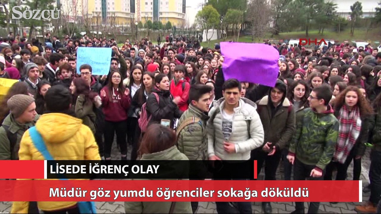 Lisede iğrenç olay