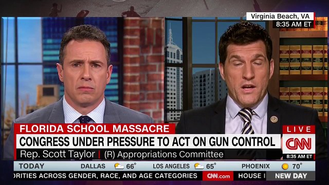 Virginia Congressman with A rating from NRA tap dances around his reason for refusing gun background checks: 'Paperwork and stuff'