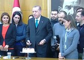 Erdoğan, Doğum Gününü Kutlayan Gazetecilere Torunuyla Arasında Geçen Diyaloğu Anlattı