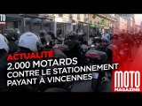 Manifestation FFMC Vincennes contre le stationnement payant