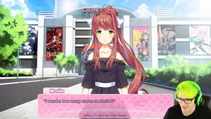 Natsuki Catches us peaking on Monika... | Doki Doki Literature Club: Our Time DEMO END