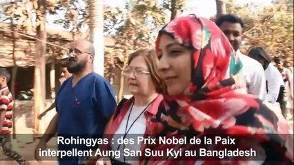 Rohingyas: des Prix Nobel de la Paix interpellent Suu Kyi
