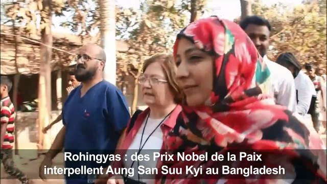 Rohingyas: des Prix Nobel de la Paix interpellent Suu Kyi