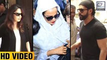 Madhuri Dixit, Rekha, Farhan Akhtar Pays Their Respect To Sridevi At Her House