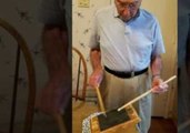 88-Year-Old Man Drums Like a Boss