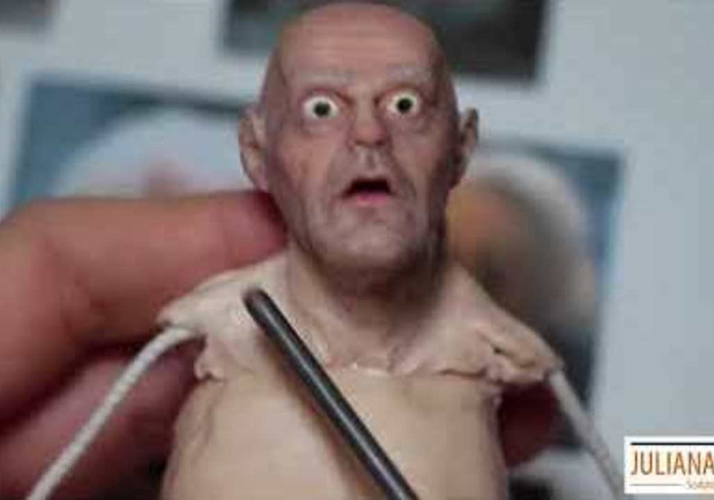 Sculptor Creates Impressive Likeness of Dr. Emmett Brown