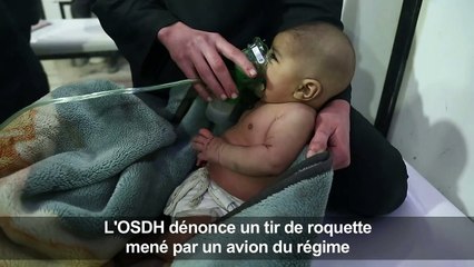 Syrie/Ghouta: 14 cas de suffocation, dont un enfant mort (OSDH)