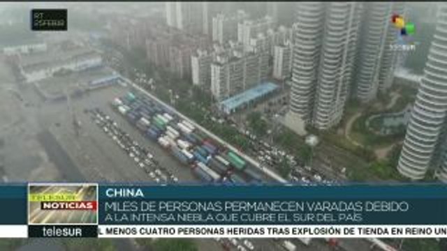 Miles de personas varadas debido a intensa niebla al sur de China