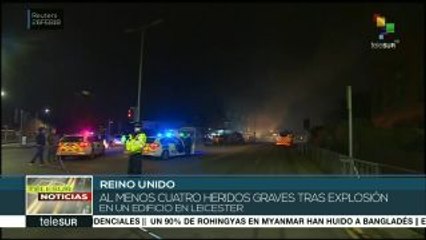 Cuatro muertos tras gran explosión en Leicester