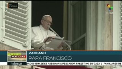Expone Papa Francisco preocupación por conflicto sirio en Ghoutta