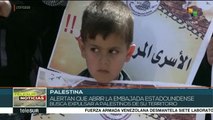 Rechazan palestinos cambio a Jerusalén de embajada de EE.UU.