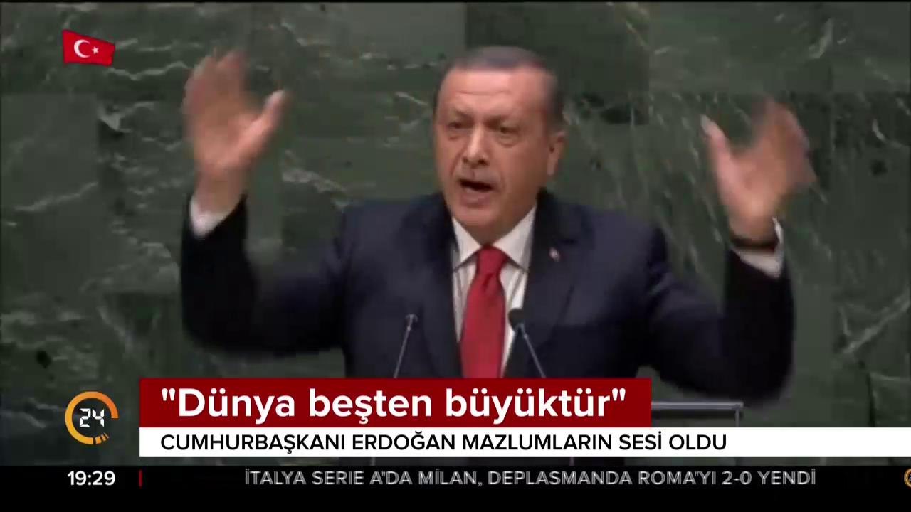 "Dünya beşten büyüktür"