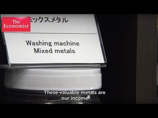 Japan's 'urban mines' recycle old televisions to make new products