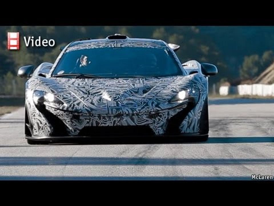 McLaren's transforming supercar: High-speed data