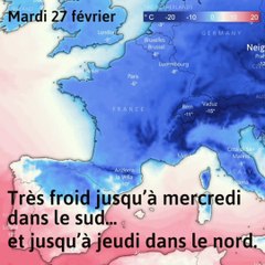Météo : froid et neige au programme