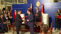 رئيس الحكومة التونسية يوسف الشاهد يلتقي نظيره الإسباني ماريانو راخوي في تونس