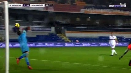Emmanuel Adebayor  Goal HD - Basaksehir	1-0	Genclerbirligi 26.02.2018