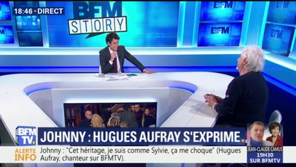 Johnny vous avait-il dit qu'il déshériterait ses enfants? "Jamais", répond Hugues Auffray