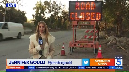 Winter Storm Expected to Bring Rain to Recent Burn Areas in Southern California