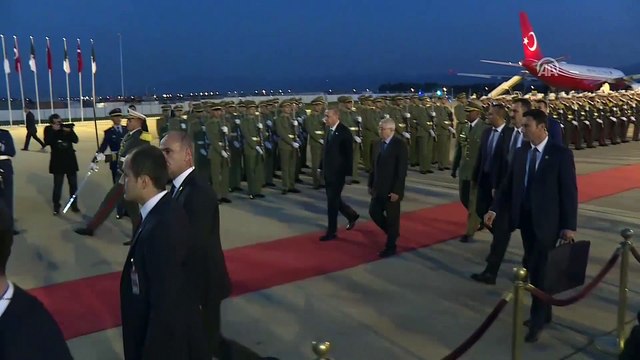 Cumhurbaşkanı Erdoğan, Cezayir'de - Karşılama töreni (2) - CEZAYİR