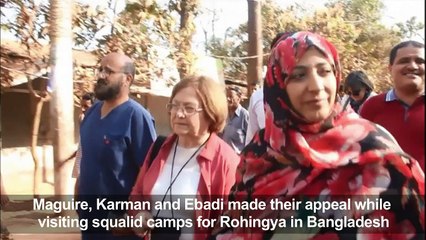 'Wake up' and stop Rohingya abuses: Nobel laureates to Suu Kyi