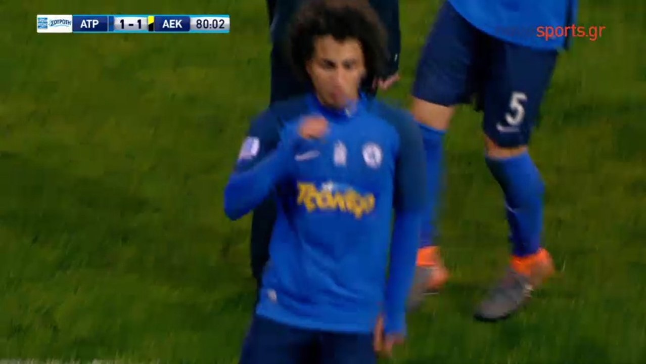 1-1 Amr Warda AMAZING Goal [HD] - Atromitos 1-1 AEK - 26.02.2018