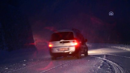 Yoğun kar yağışı devam ediyor - KIRKLARELİ