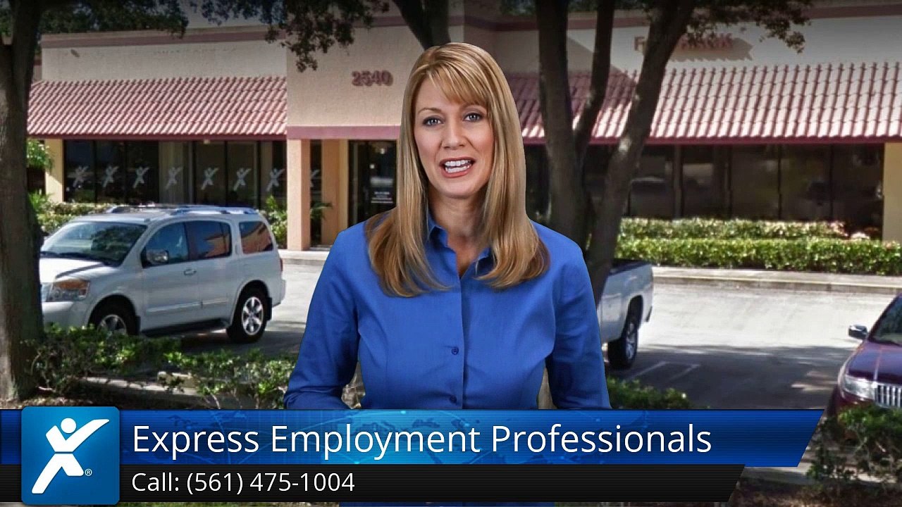 Express Employment Professionals of West Palm Beach, FL |Great Five Star Review by Tom L.