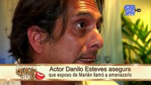 Danilo Esteves habla sobre supuestas amenazas e insultos por parte de esposo de Marián Sabaté