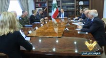 الرئيس عون يؤكد استعداد لبنان للدفاع عن نفسه بوجه الاعتداءات الاسرائيلية