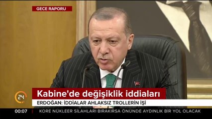 Kabine'de değişiklik iddiaları
