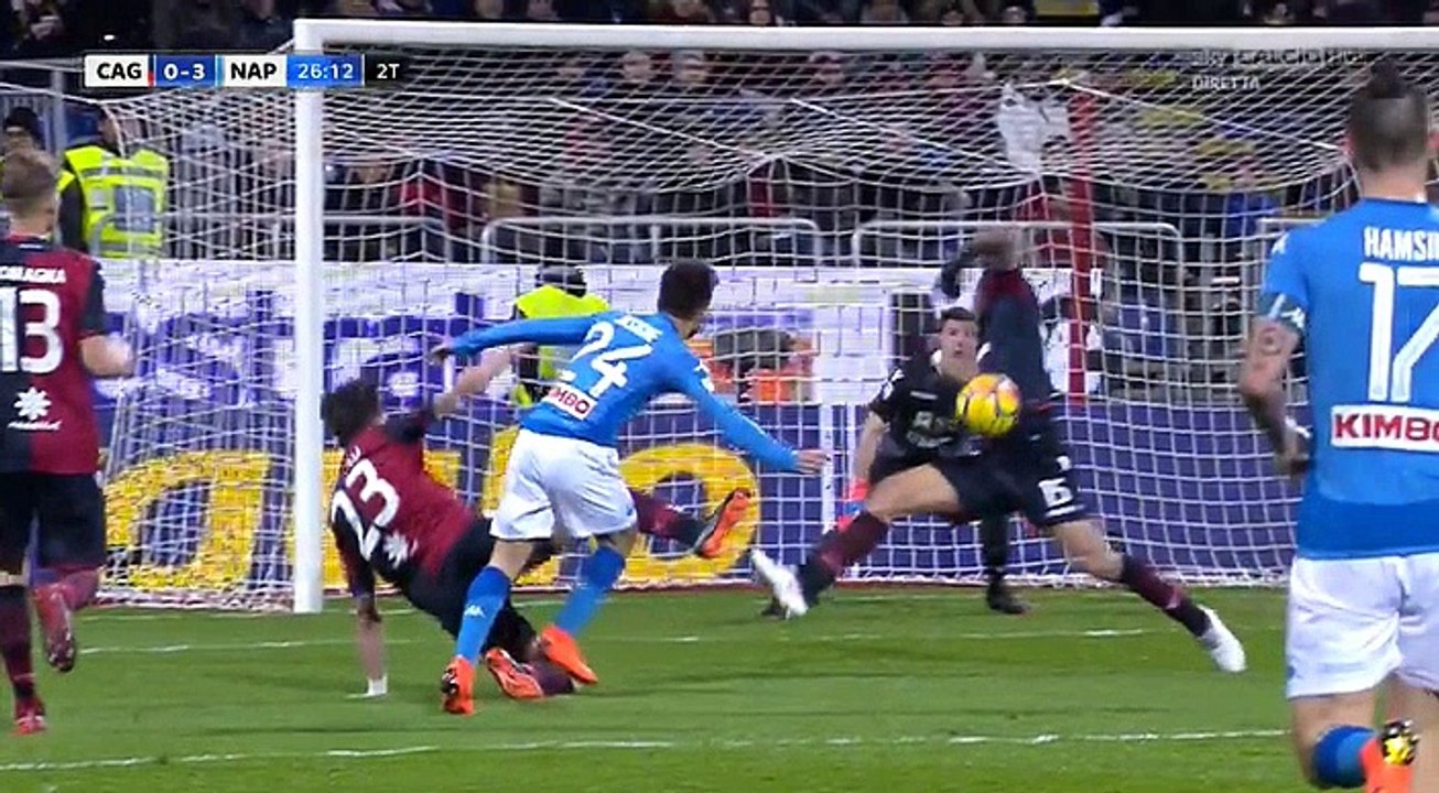 Cagliari-Napoli 0-4: Insigne!