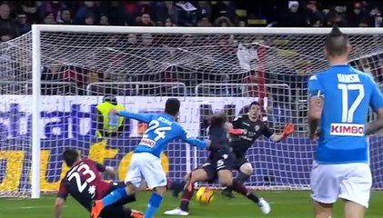 Cagliari - Napoli 0-4 GOAL Insigne (penalty) 26-02-2018