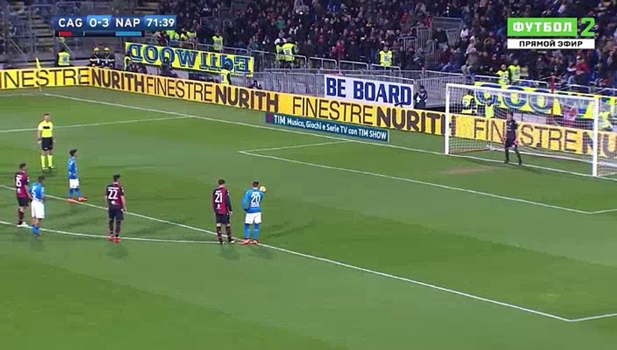 Lorenzo Insigne (Penalty) Goal HD - Cagliari	0-4	Napoli 26.02.2018