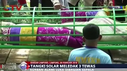 Tangki Solar Meledak, Tewaskan 3 Orang di Lampung