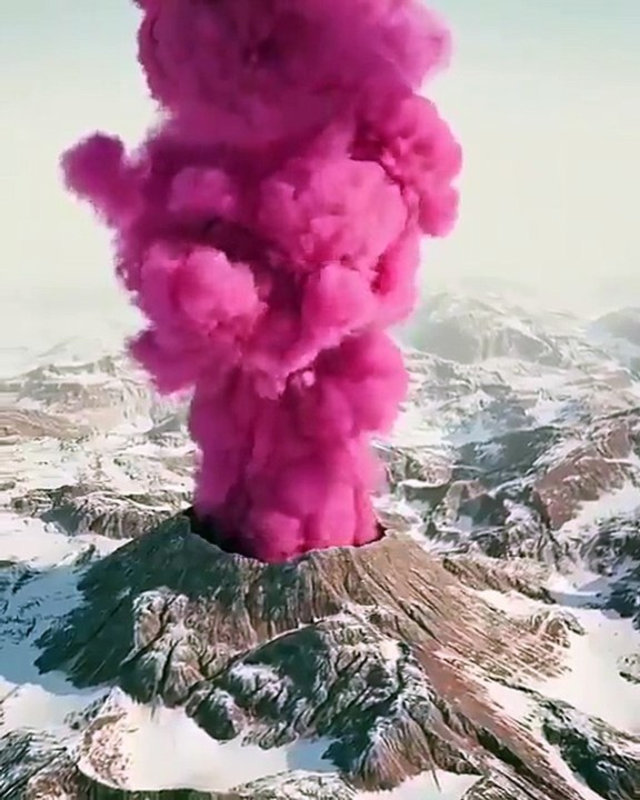 Гламурний вулкан - Glamorous volcano.