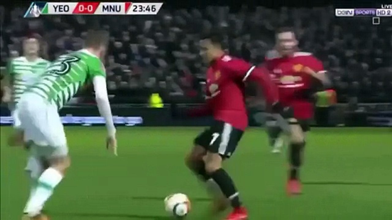 أهداف مباراة مانشستر يونايتد ويوفيل 4-0 - تالق اليكسيس سانشيز  2018-01-26كأس الإتحاد الإنجليزي