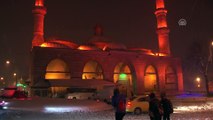 Edirne'de kar nedeniyle ulaşım aksadı