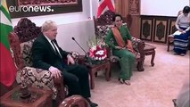 Boris Johnson and Aung San Suu Kyi discuss Rohingya crisis