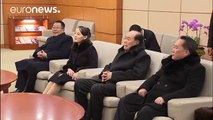 Kim Jong Un's sister arrives in South Korea for the opening ceremony of the Winter Olympics